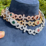 Load image into Gallery viewer, DUBSS - Eye Infinity Cross Chain