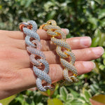 Load image into Gallery viewer, DUBSS - Iced Out Double Clasps Infinity Bracelet