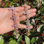 Load image into Gallery viewer, DUBSS - Iced Out Prong Cross Infinity Bracelet
