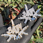 Load image into Gallery viewer, DUBSS - Iced Out Baby Gun Pendant