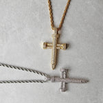 Load image into Gallery viewer, DUBSS - Nail Cross Pendant