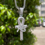Load image into Gallery viewer, DUBSS - Eye of Horus Ankh Cross Pendant