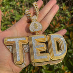 Load image into Gallery viewer, DUBSS - Custom Money Bag Bail Letter Pendant