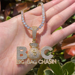 Load image into Gallery viewer, DUBSS - Iced Out Big Bag Chase Pendant