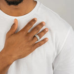 Load image into Gallery viewer, DUBSS - 10mm Gold Iced Baguette Ring