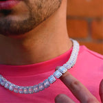 Load image into Gallery viewer, DUBSS - 12mm Baguette Tennis Chain