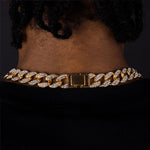 Load image into Gallery viewer, DUBSS - 14mm Crystal Cuban Chain