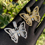 Load image into Gallery viewer, DUBSS - Iced Out Butterfly Pendant