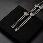 Load image into Gallery viewer, DUBSS - Discontinued Heart Miami Cuban Chain