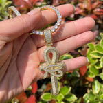 Load image into Gallery viewer, DUBSS - Eye of Horus Ankh Cross Pendant
