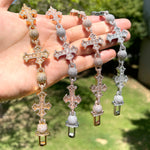 Load image into Gallery viewer, DUBSS - Iced Out Ball Infinity Cross Bracelet