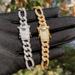 Load image into Gallery viewer, DUBSS - Iced Out Figaro Bracelet