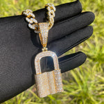 Load image into Gallery viewer, DUBSS - Iced Out Password Lock Pendant
