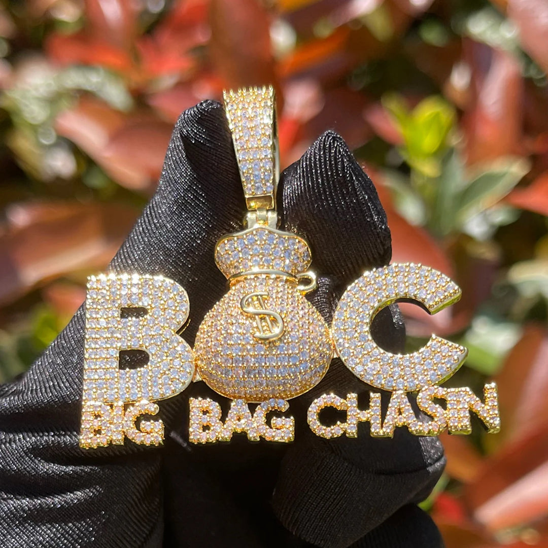 DUBSS - Iced Out Big Bag Chase Pendant