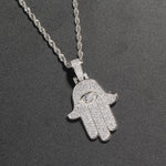 Load image into Gallery viewer, DUBSS - Iced Hamsa Pendant
