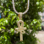 Load image into Gallery viewer, DUBSS - Eye of Horus Ankh Cross Pendant
