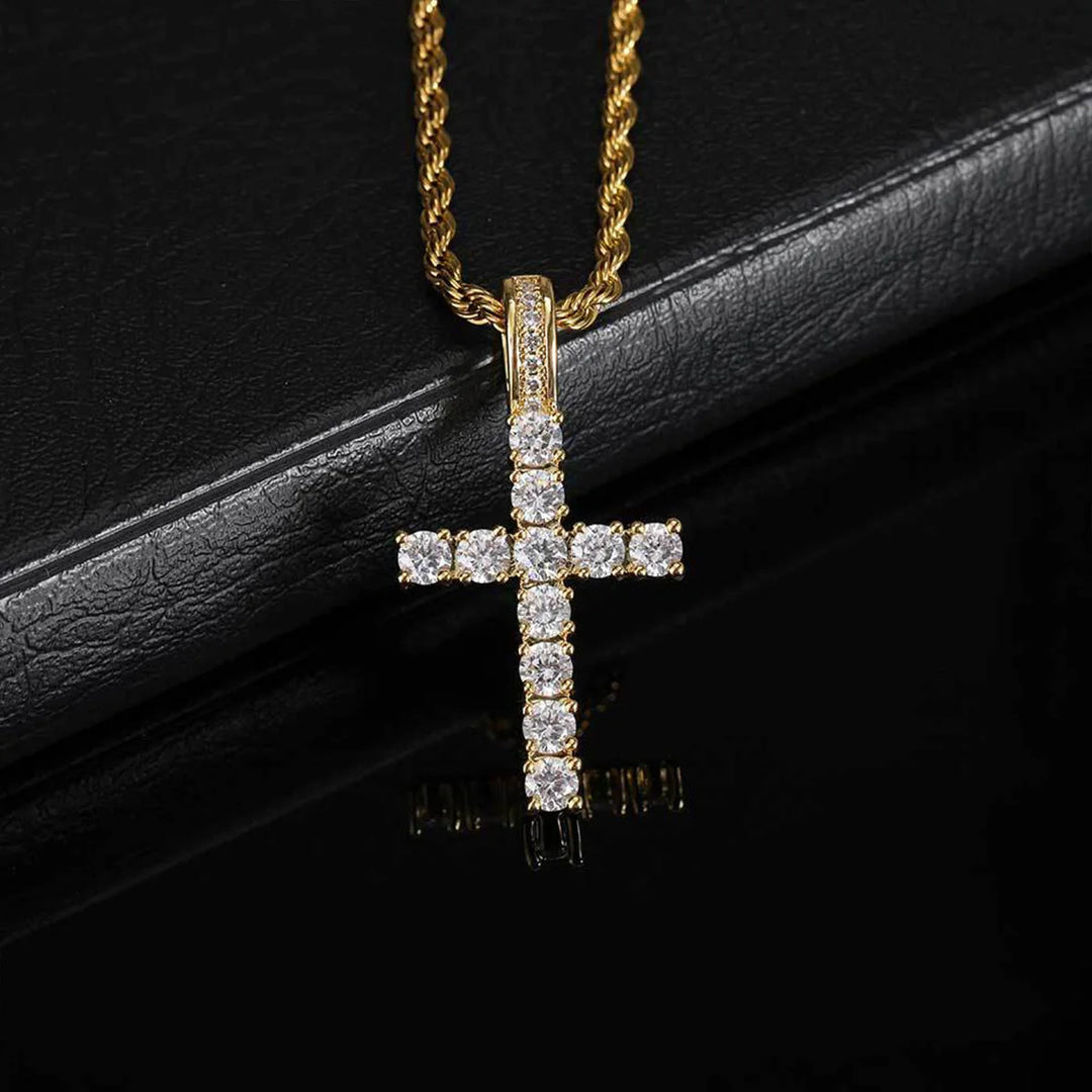 DUBSS - Iced Cross Necklace