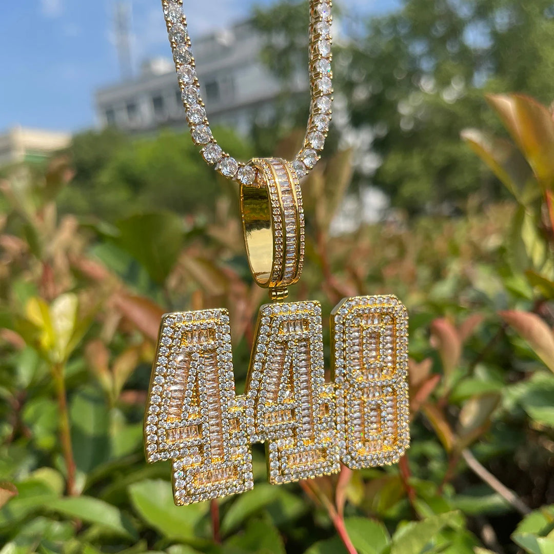 DUBSS - Iced Out 488 Baguette Pendant