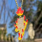 Load image into Gallery viewer, DUBSS - Snow Fire Lightning Pendant
