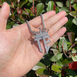 Load image into Gallery viewer, DUBSS - Iced Out TE Pendant
