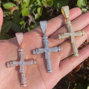 DUBSS - Iced Out Rotor Cross Pendant