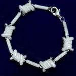 Load image into Gallery viewer, DUBSS - Iced Out Tied Rope Bracelet
