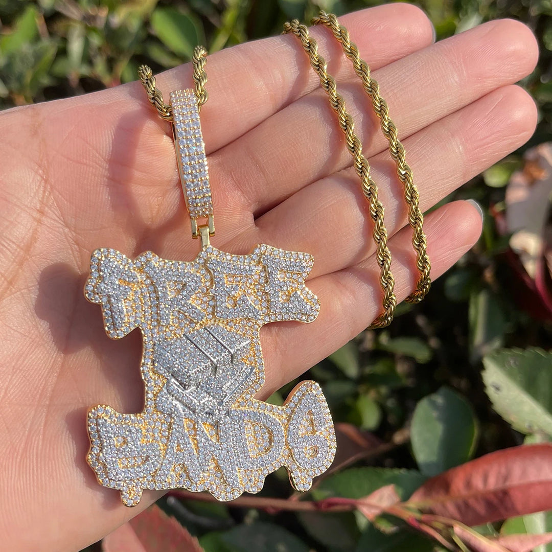 DUBSS - Iced Out Free Bands Pendant