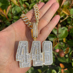 Load image into Gallery viewer, DUBSS - Iced Out 488 Baguette Pendant
