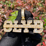 Load image into Gallery viewer, DUBSS - Iced Out Strike Through Pendant
