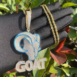 Load image into Gallery viewer, DUBSS - Iced Out The Goat Pendant
