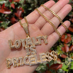 Load image into Gallery viewer, DUBSS - Iced Out Loyalty Is Priceless Pendant
