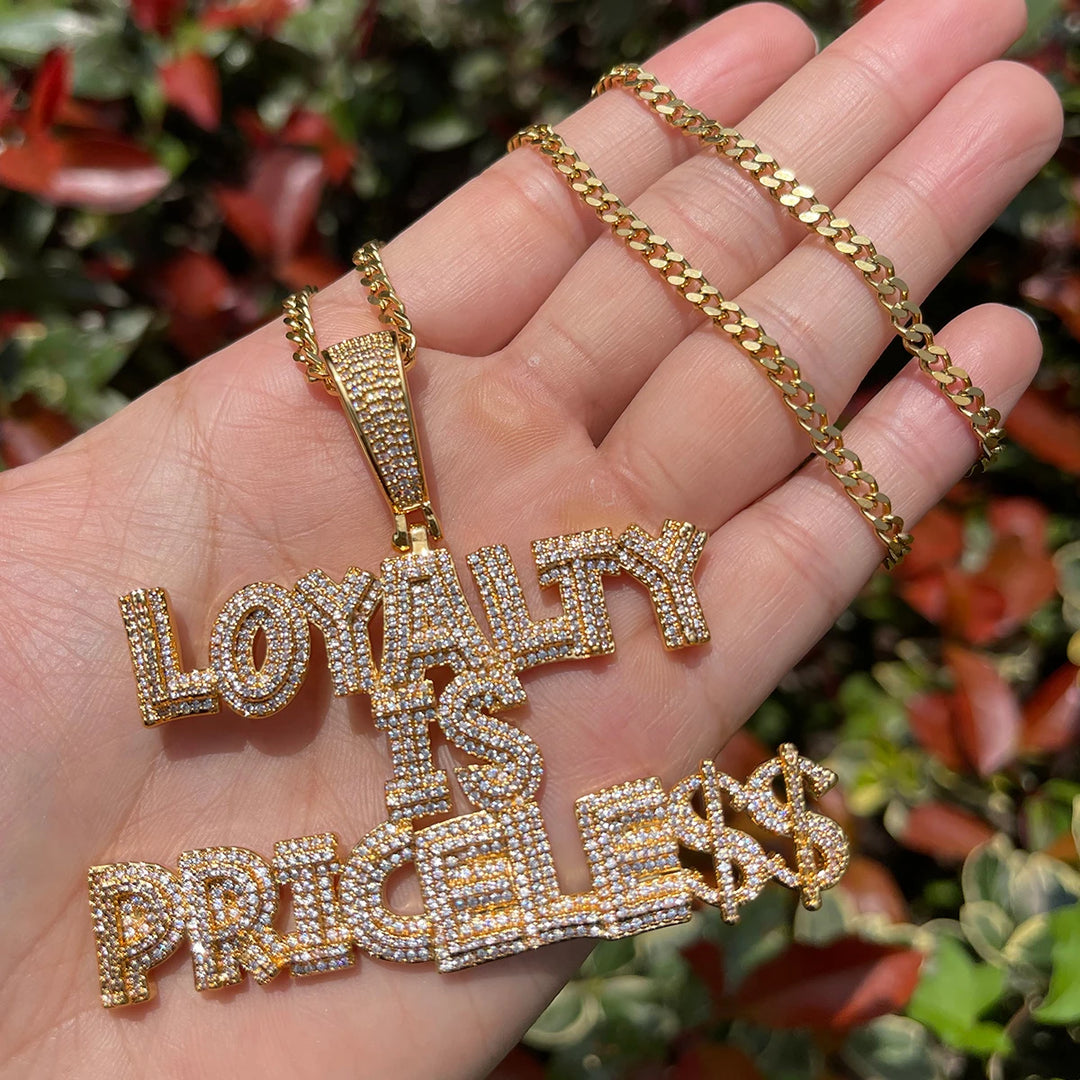 DUBSS - Iced Out Loyalty Is Priceless Pendant