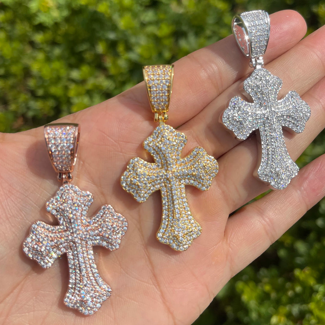 DUBSS - Iced Out Cross Pendant