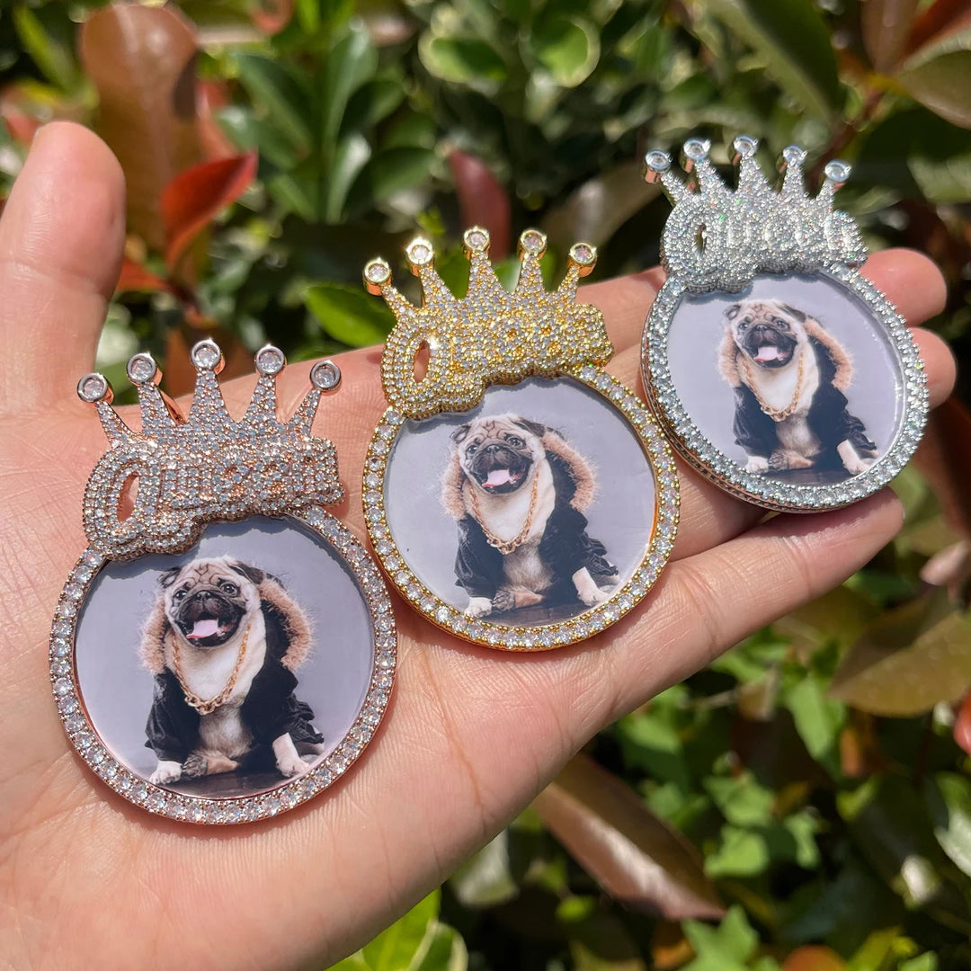 DUBSS - Custom Crowned Queen Photo Pendant