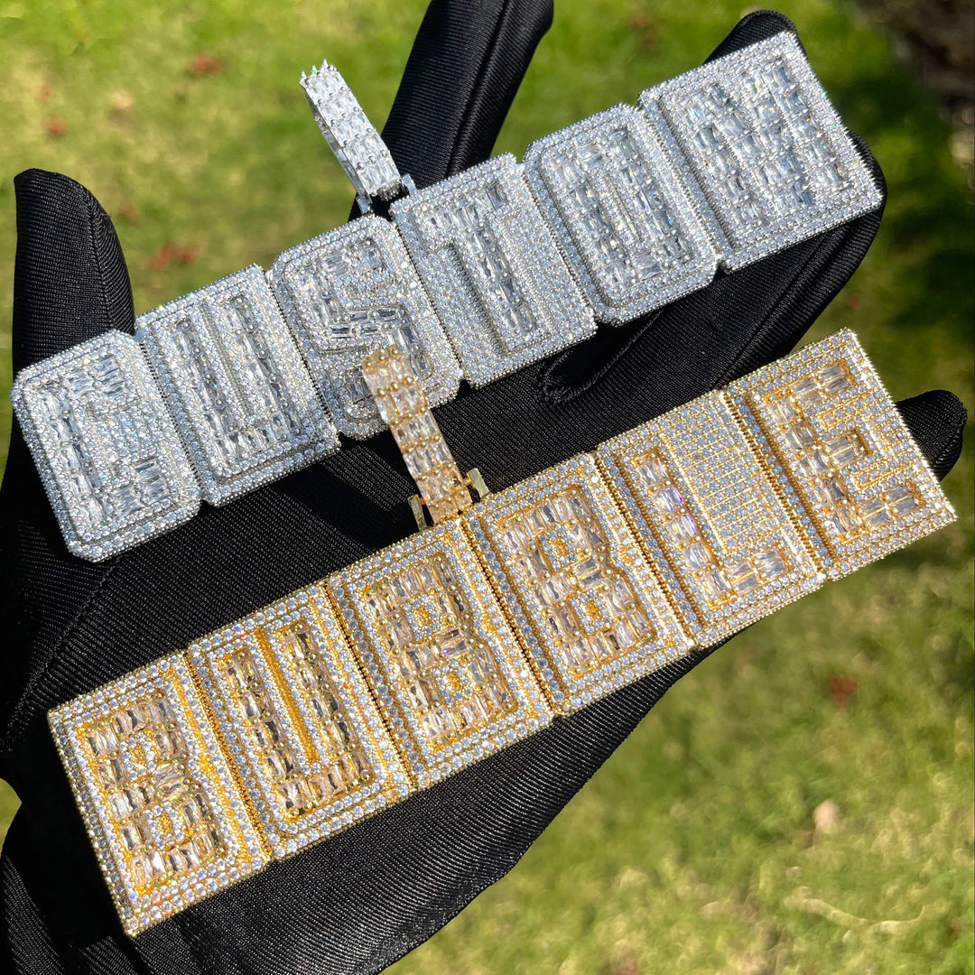 DUBSS - Custom Block Letter Pendant