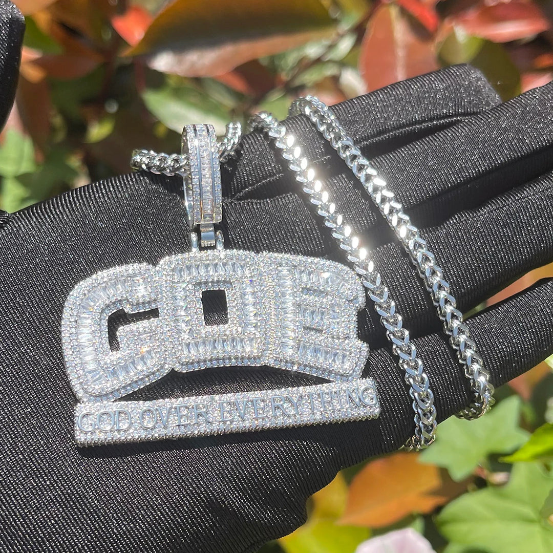 DUBSS - Iced Out God Over Everything Pendant