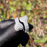 Load image into Gallery viewer, DUBSS - Iced Out Open Heart Ring
