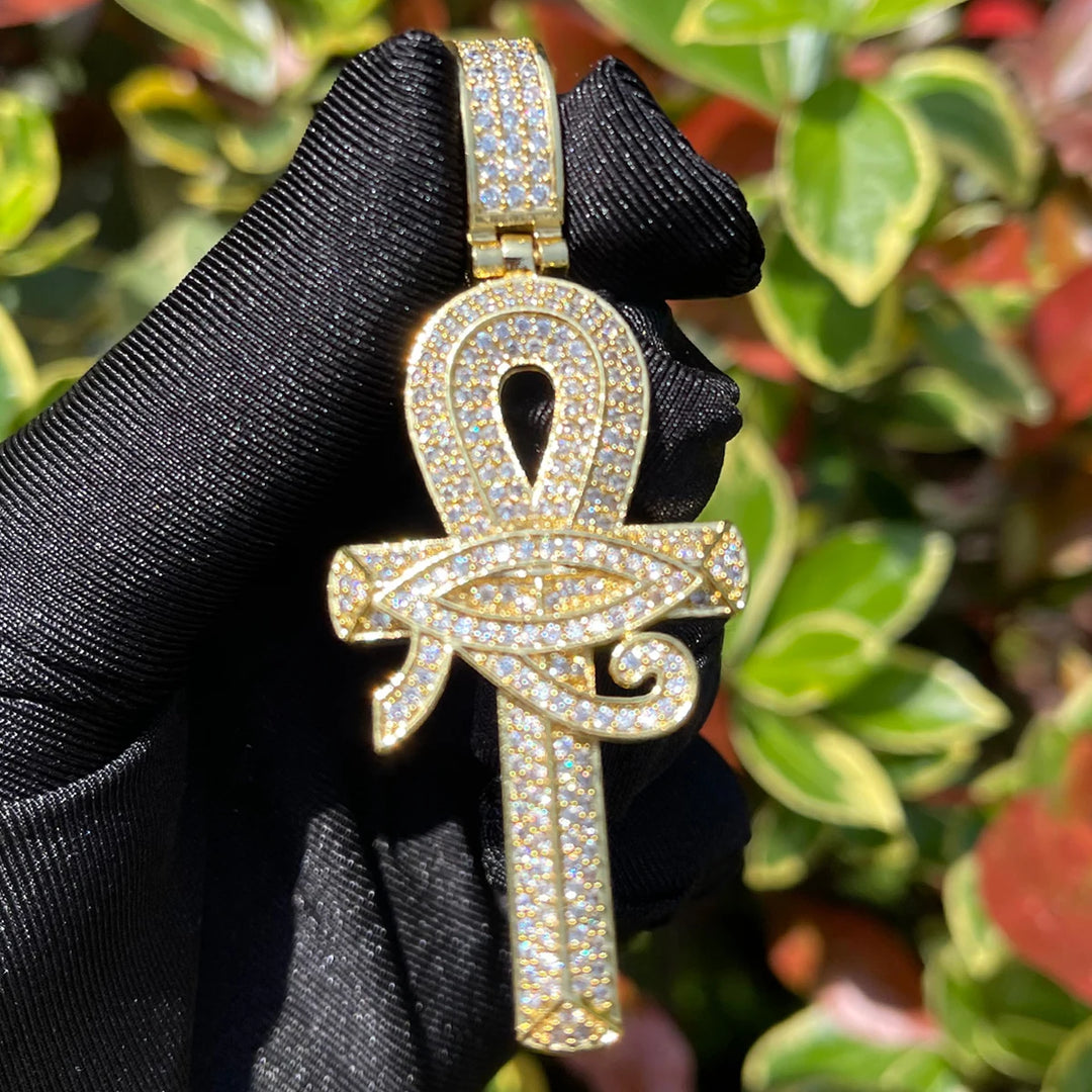 DUBSS - Eye of Horus Ankh Cross Pendant