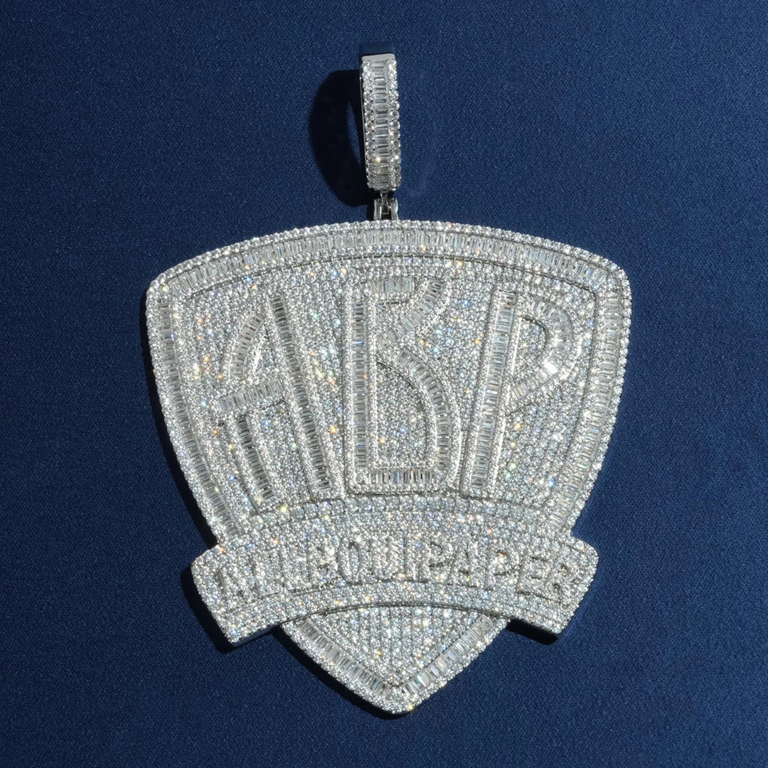 DUBSS - Iced Out Prong All BOUI PAPER Pendant