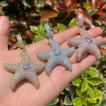 Load image into Gallery viewer, DUBSS - Iced Out Sea Star Pendant
