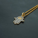 Load image into Gallery viewer, DUBSS - Iced Hamsa Pendant
