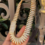 Load image into Gallery viewer, DUBSS - Iced Out Centipede Cuban Chain
