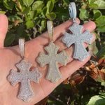 Load image into Gallery viewer, DUBSS - Iced Out Medieval Cross Pendant
