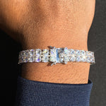 Load image into Gallery viewer, DUBSS - Iced Finish 2 Row Tennis Bracelet
