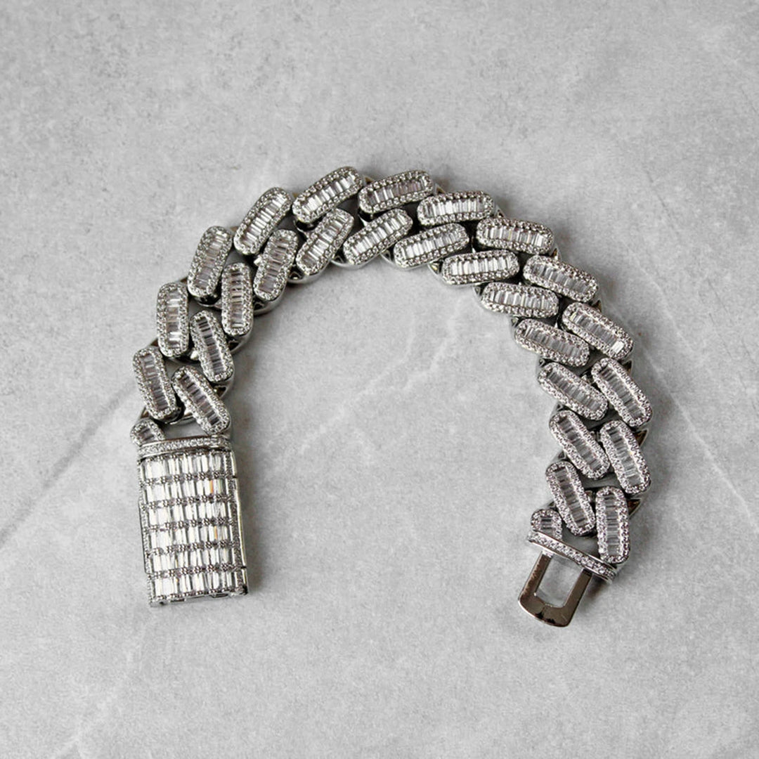 DUBSS - 20mm  Baguette Miami Cuban Bracelet