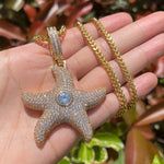 Load image into Gallery viewer, DUBSS - Iced Out Sea Star Pendant
