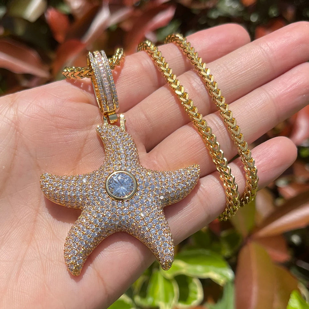 DUBSS - Iced Out Sea Star Pendant