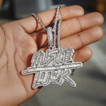 Load image into Gallery viewer, DUBSS - Iced Out Hustle Luck Necklace
