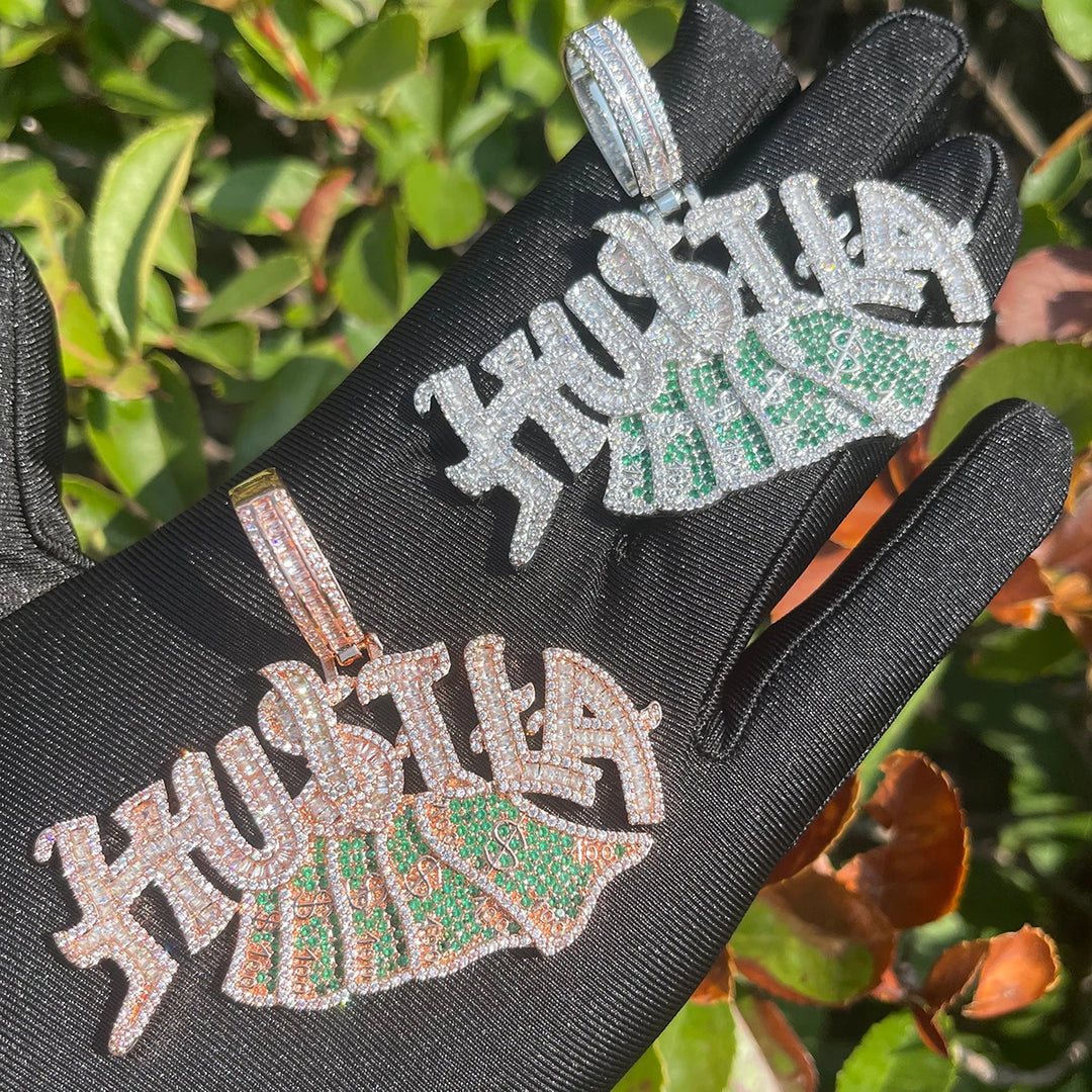 DUBSS - Iced Out Hustla Dollar Pendant