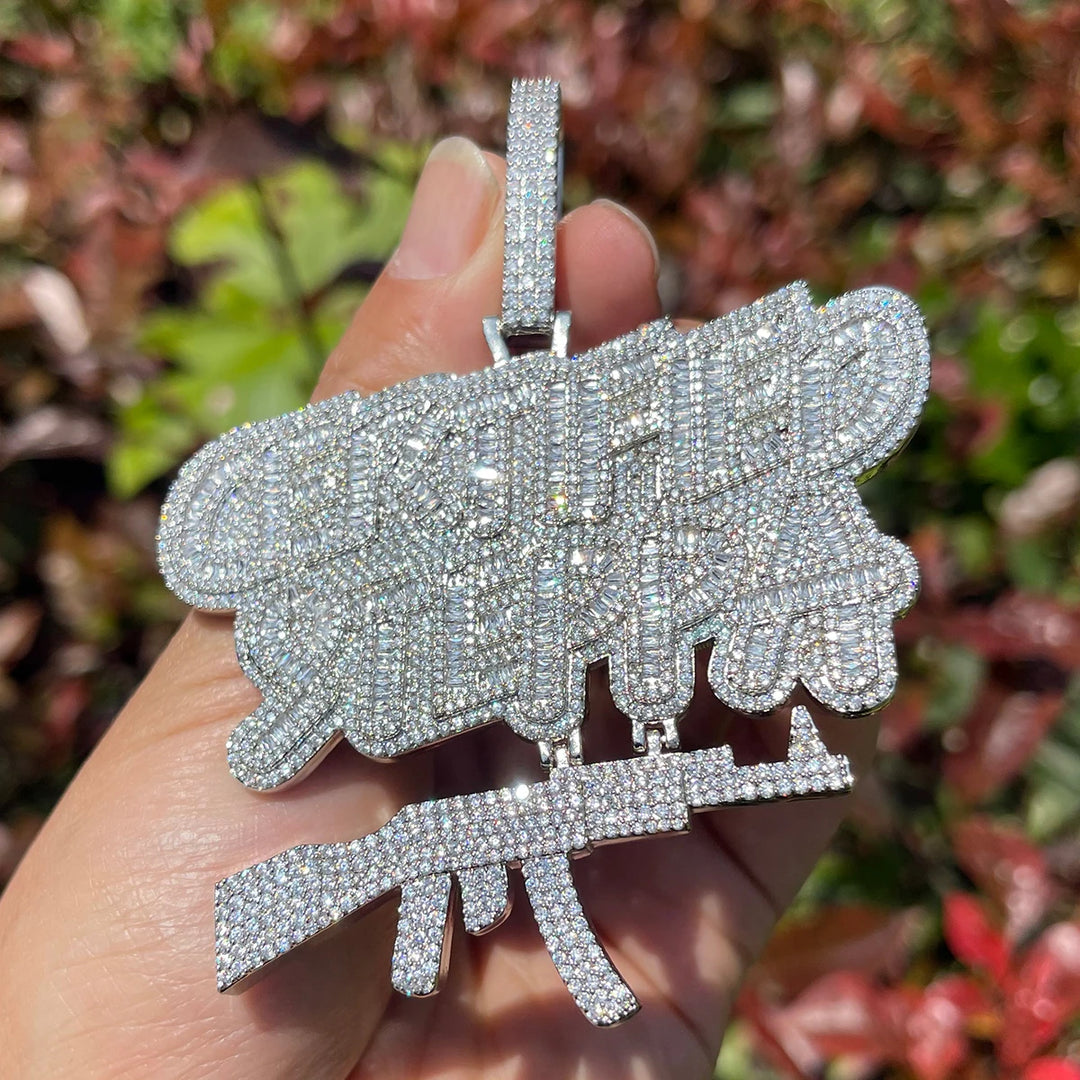 DUBSS - Iced Out Steppa Gun Pendant